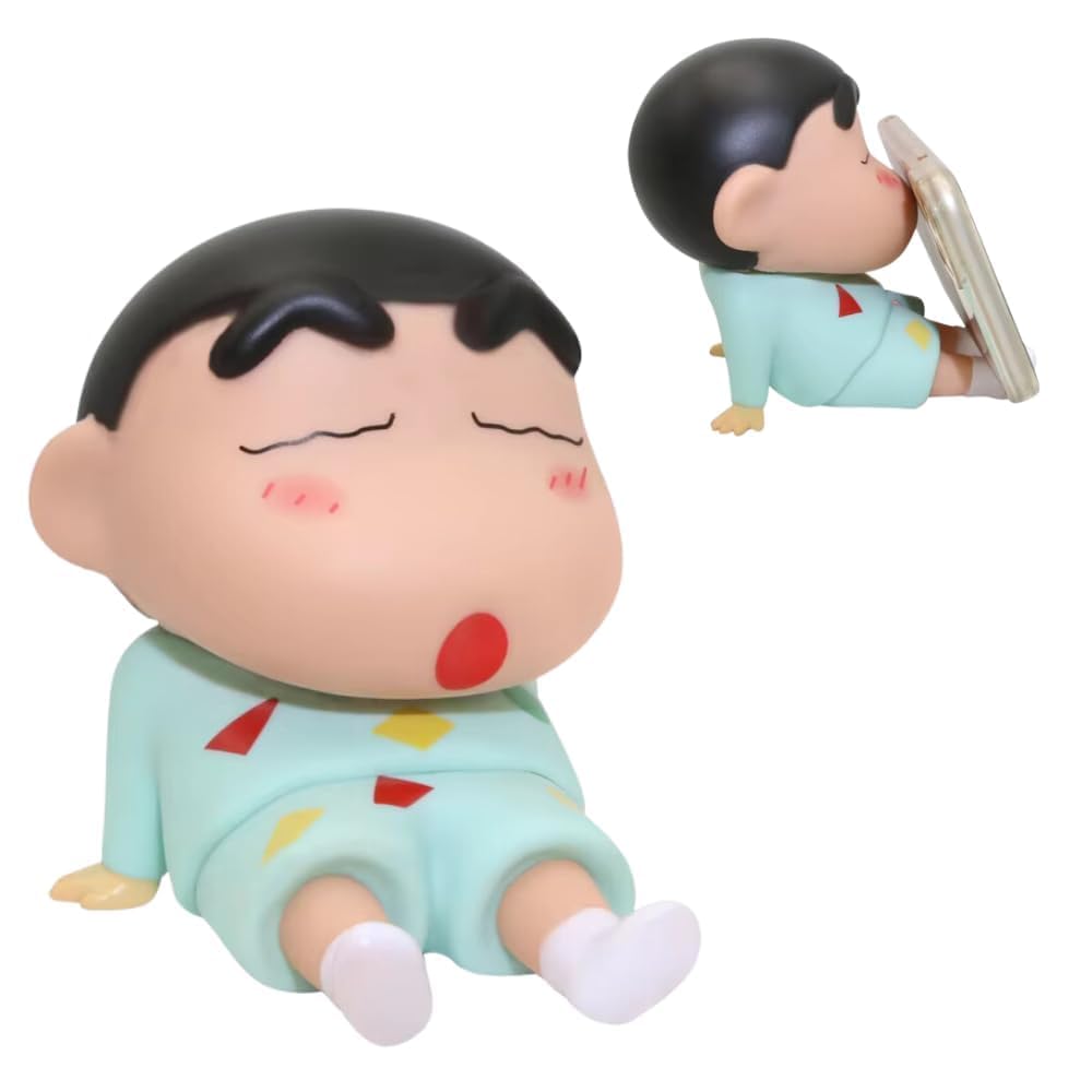 Shinchan Rotating Keychain + phone holder combo