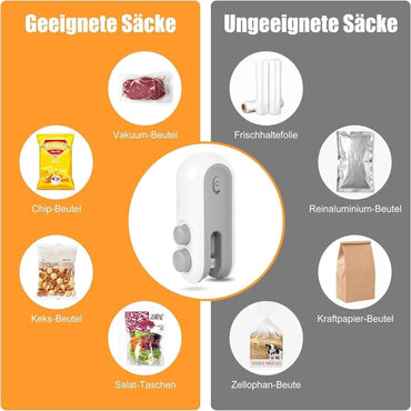 2-in-1 USB Rechargeable Mini Bag Sealer & Cutter