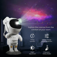 Astronaut Galaxy Projector Lamp