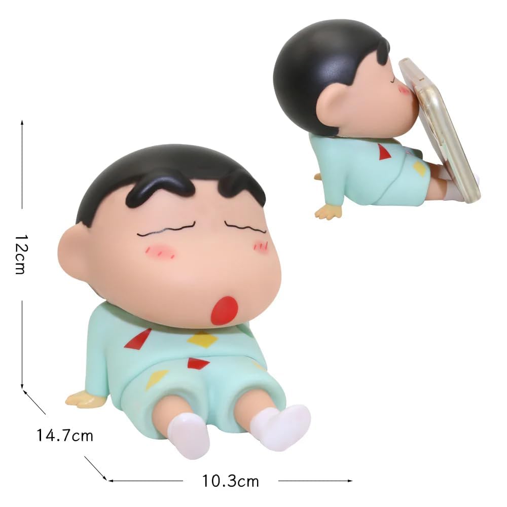 Shinchan Rotating Keychain + phone holder combo