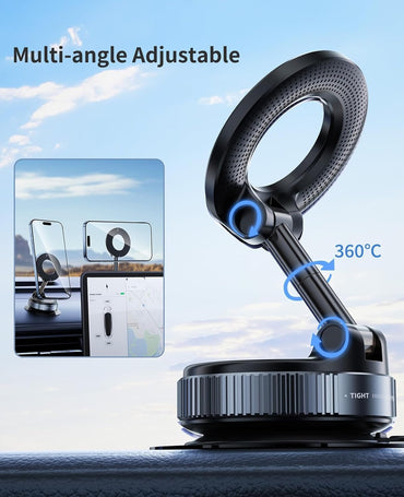 HoldEase™ – Ultra-Strong Magnetic Base | Hands-Free Viewing | Works with All Phones