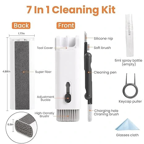 Homensa Cleaning Kit | 7-in-1 Multifunctional Tools | For Keyboards, Gadgets & More