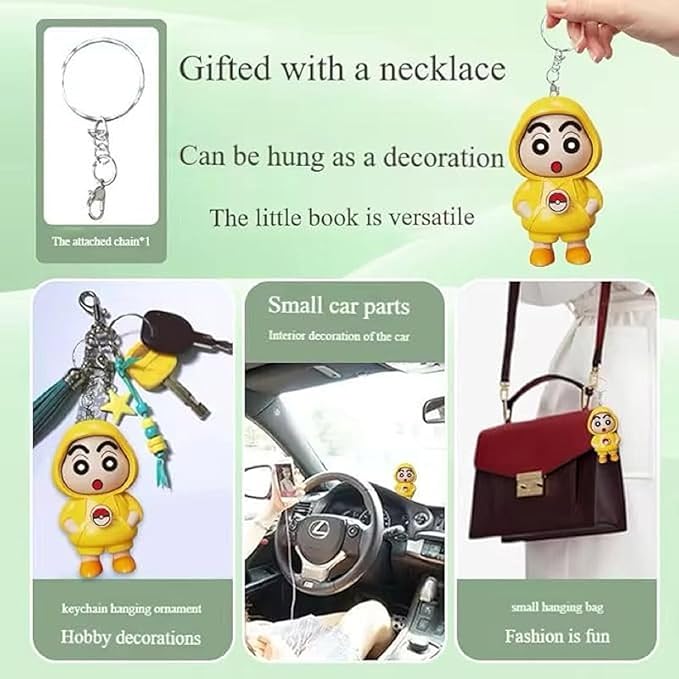 Shinchan Rotating Keychain + phone holder combo
