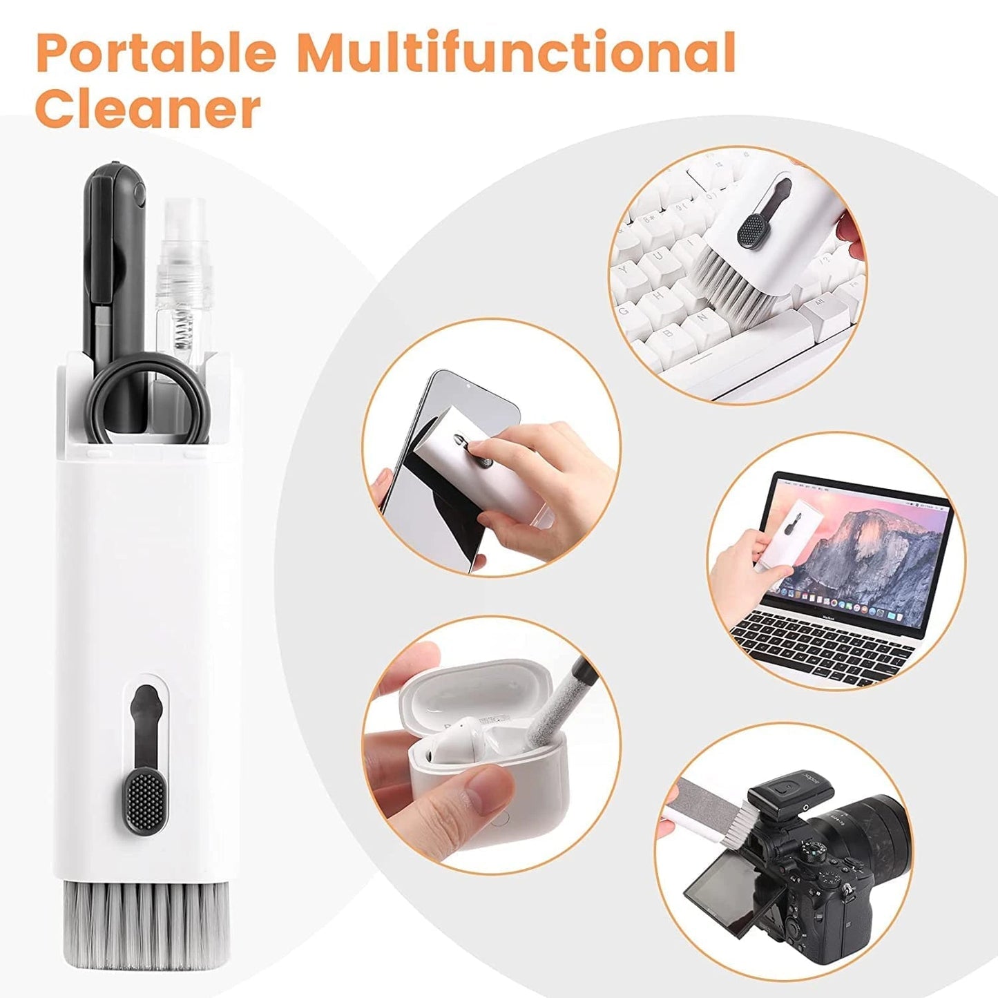 Homensa Cleaning Kit | 7-in-1 Multifunctional Tools | For Keyboards, Gadgets & More
