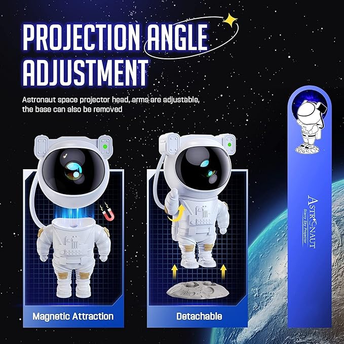 Astronaut Galaxy Projector Lamp